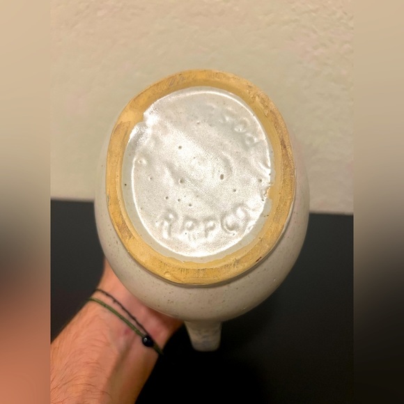 Vintage Roseville Pottery Pitcher. Handmade And Hand painted - Picture 5 of 8